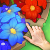 花园着色拼图 花园着色拼图
