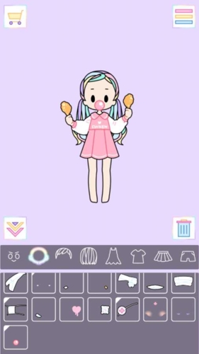 粉彩女孩游戏宣传图2